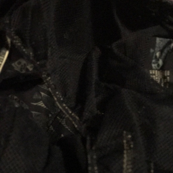 Nautica Fish Print Navy Blue Swim Trunks Medium - Picture 5 of 5